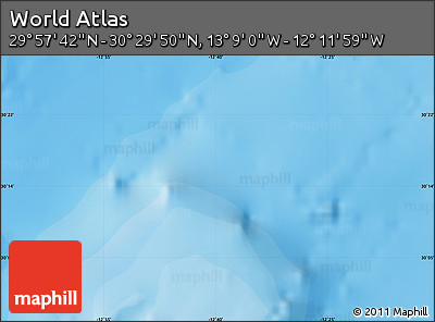 Political Map of the Area around 30° 13' 46" N, 12° 40' 30" W