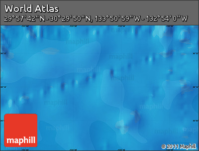 Political Map of the Area around 30° 13' 46" N, 133° 22' 30" W