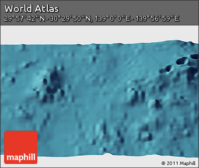 Satellite 3D Map of the Area around 30° 13' 46" N, 139° 28' 29" E