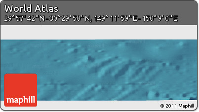 Satellite Panoramic Map of the Area around 30° 13' 46" N, 149° 40' 30" E