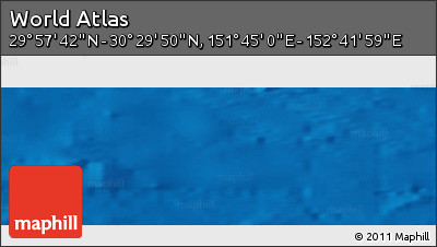 Physical Panoramic Map of the Area around 30° 13' 46" N, 152° 13' 29" E