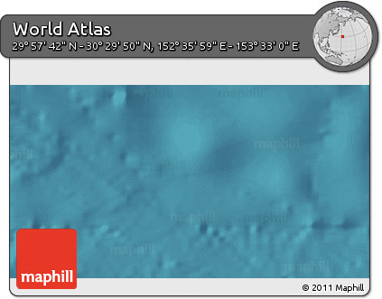 Satellite 3D Map of the Area around 30° 13' 46" N, 153° 4' 29" E