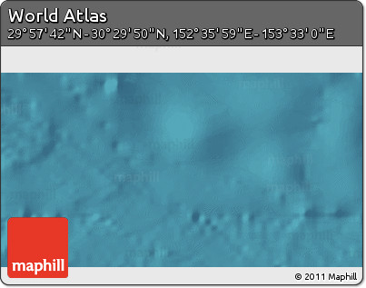 Satellite 3D Map of the Area around 30° 13' 46" N, 153° 4' 29" E