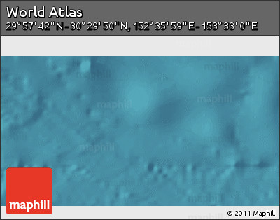 Satellite 3D Map of the Area around 30° 13' 46" N, 153° 4' 29" E