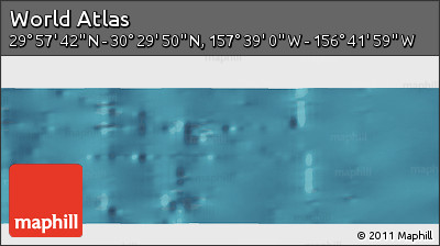 Satellite Panoramic Map of the Area around 30° 13' 46" N, 157° 10' 30" W