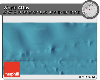 Satellite 3D Map of the Area around 30° 13' 46" N, 163° 16' 30" E