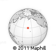 Outline Map of the Area around 30° 13' 46" N, 163° 7' 30" W, rectangular outline