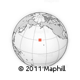 Outline Map of the Area around 30° 13' 46" N, 163° 58' 29" W, rectangular outline