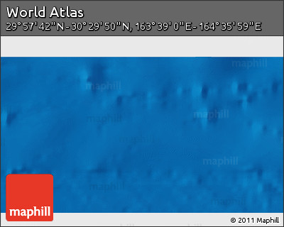 Physical 3D Map of the Area around 30° 13' 46" N, 164° 7' 30" E