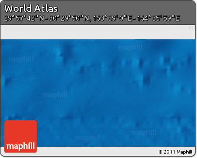 Physical 3D Map of the Area around 30° 13' 46" N, 164° 7' 30" E