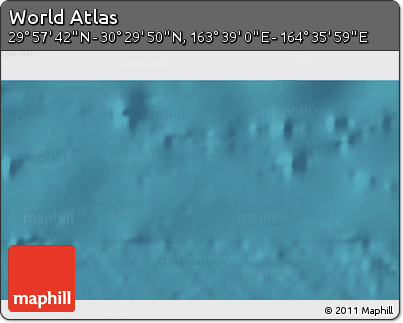 Satellite 3D Map of the Area around 30° 13' 46" N, 164° 7' 30" E