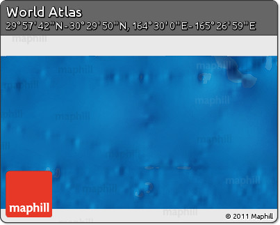 Physical 3D Map of the Area around 30° 13' 46" N, 164° 58' 29" E