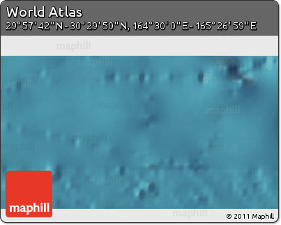 Satellite 3D Map of the Area around 30° 13' 46" N, 164° 58' 29" E