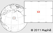 Blank Location Map of the area around 30° 13' 46" N, 168° 13' 29" W