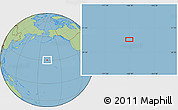 Savanna Style Location Map of the area around 30° 13' 46" N, 168° 13' 29" W
