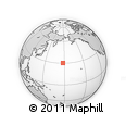 Outline Map of the Area around 30° 13' 46" N, 177° 43' 29" E, rectangular outline