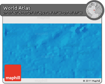 Political 3D Map of the Area around 30° 13' 46" N, 21° 10' 29" W