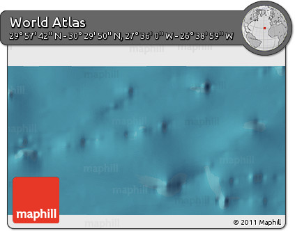 Satellite 3D Map of the Area around 30° 13' 46" N, 27° 7' 30" W