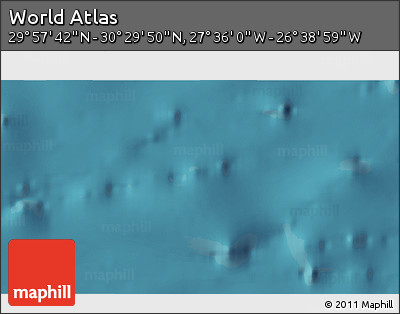 Satellite 3D Map of the Area around 30° 13' 46" N, 27° 7' 30" W