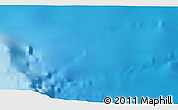 Physical 3D Map of the area around 30° 13' 46" N, 27° 58' 30" W