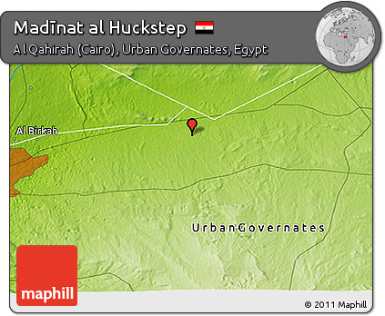 Physical 3D Map of Madīnat Al Huckstep
