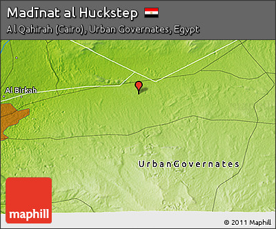 Physical 3D Map of Madīnat Al Huckstep