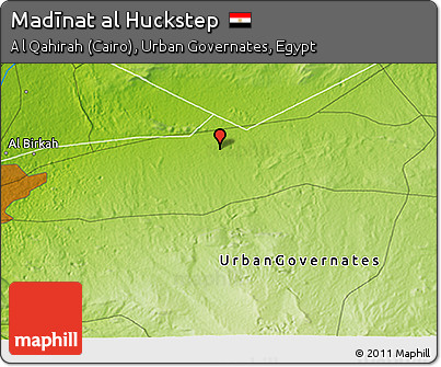 Physical 3D Map of Madīnat Al Huckstep
