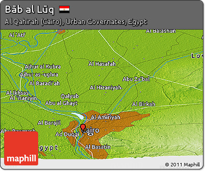 Physical Panoramic Map of Bāb Al Lūq