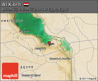 Satellite 3D Map of Al Kibrīt
