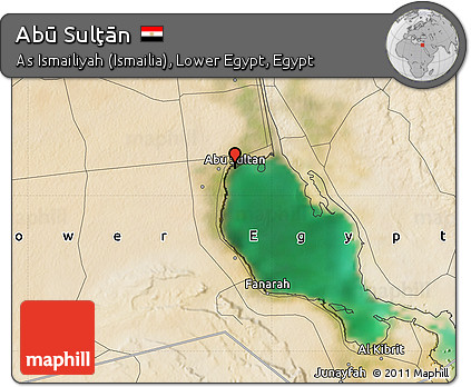Satellite Map of Abū Sulţān