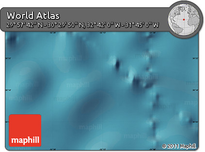 Satellite Map of the Area around 30° 13' 46" N, 32° 13' 30" W