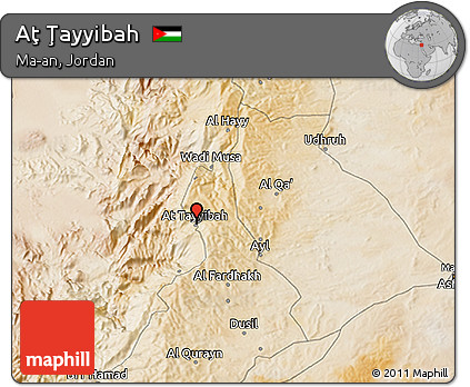 Satellite 3D Map of Aţ Ţayyibah