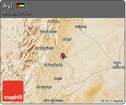 Satellite 3D Map of Ayl