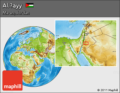 Physical Location Map of Al Ḩayy