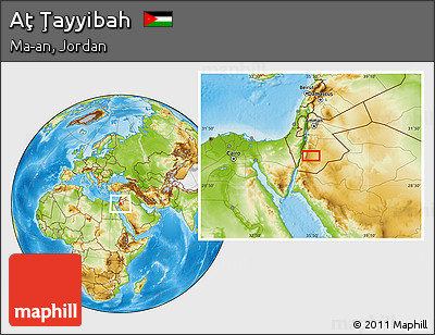 Physical Location Map of Aţ Ţayyibah