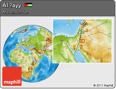 Physical Location Map of Al Ḩayy