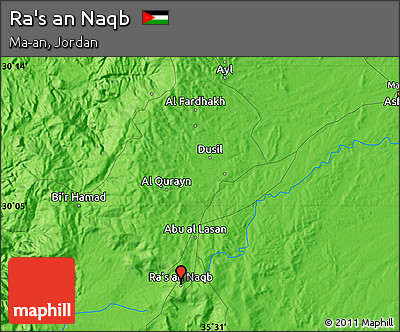 Political Map of Ra's An Naqb
