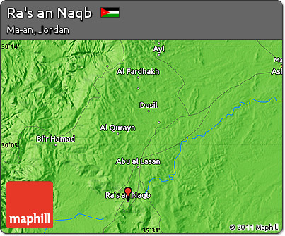 Political Map of Ra's An Naqb