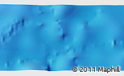 Physical 3D Map of the area around 30° 13' 46" N, 35° 37' 30" W