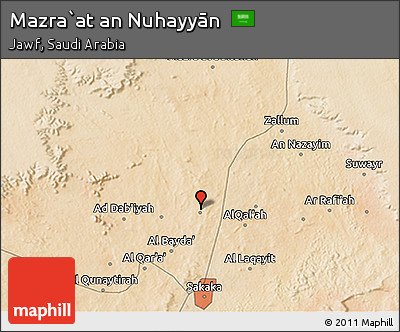 Satellite 3D Map of Mazra`at An Nuhayyān