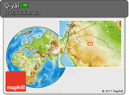 Physical Location Map of Qiyāl
