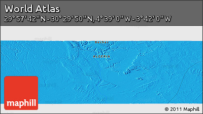 Political Panoramic Map of the Area around 30° 13' 46" N, 4° 10' 30" W