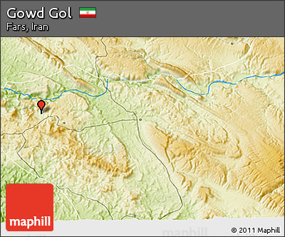 Physical 3D Map of Gowd Gol