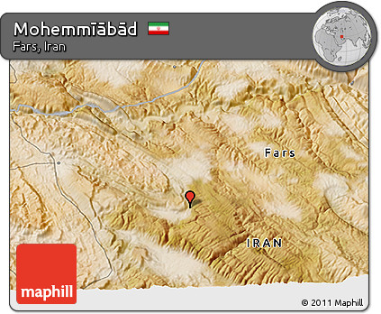 Satellite 3D Map of Mohemmīābād