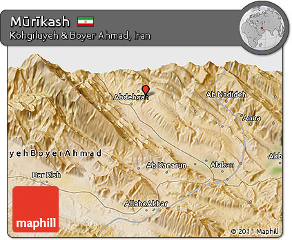 Satellite 3D Map of Mūrīkash