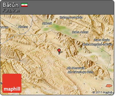 Satellite 3D Map of Bātūn