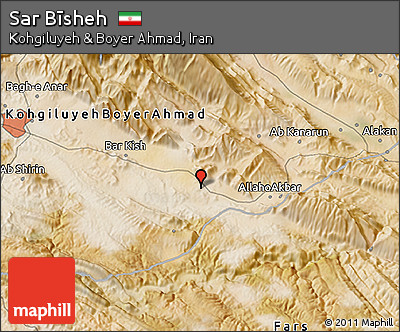 Satellite 3D Map of Sar Bīsheh