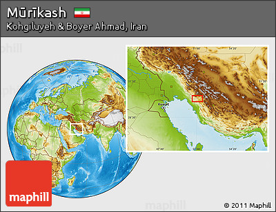 Physical Location Map of Mūrīkash