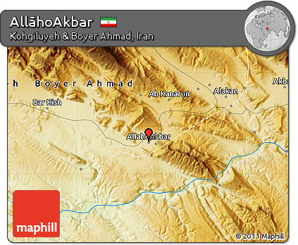 Physical Map of AllāhoAkbar