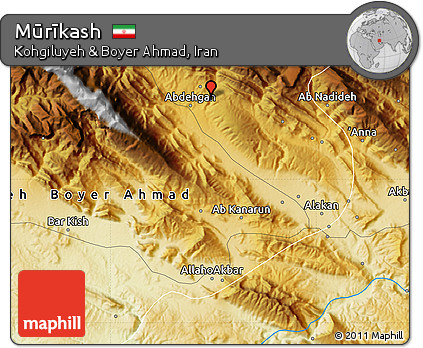 Physical Map of Mūrīkash